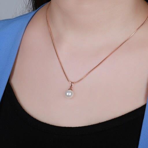 گردنبند زنانه ژوپینگ مدل آویز مروارید 104000500